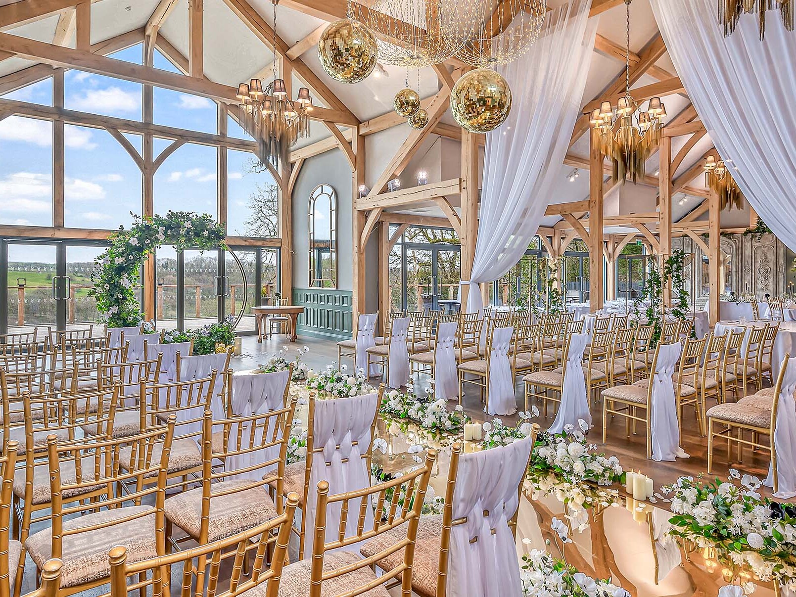 The Oak and Glass Pavilion at Enterkine